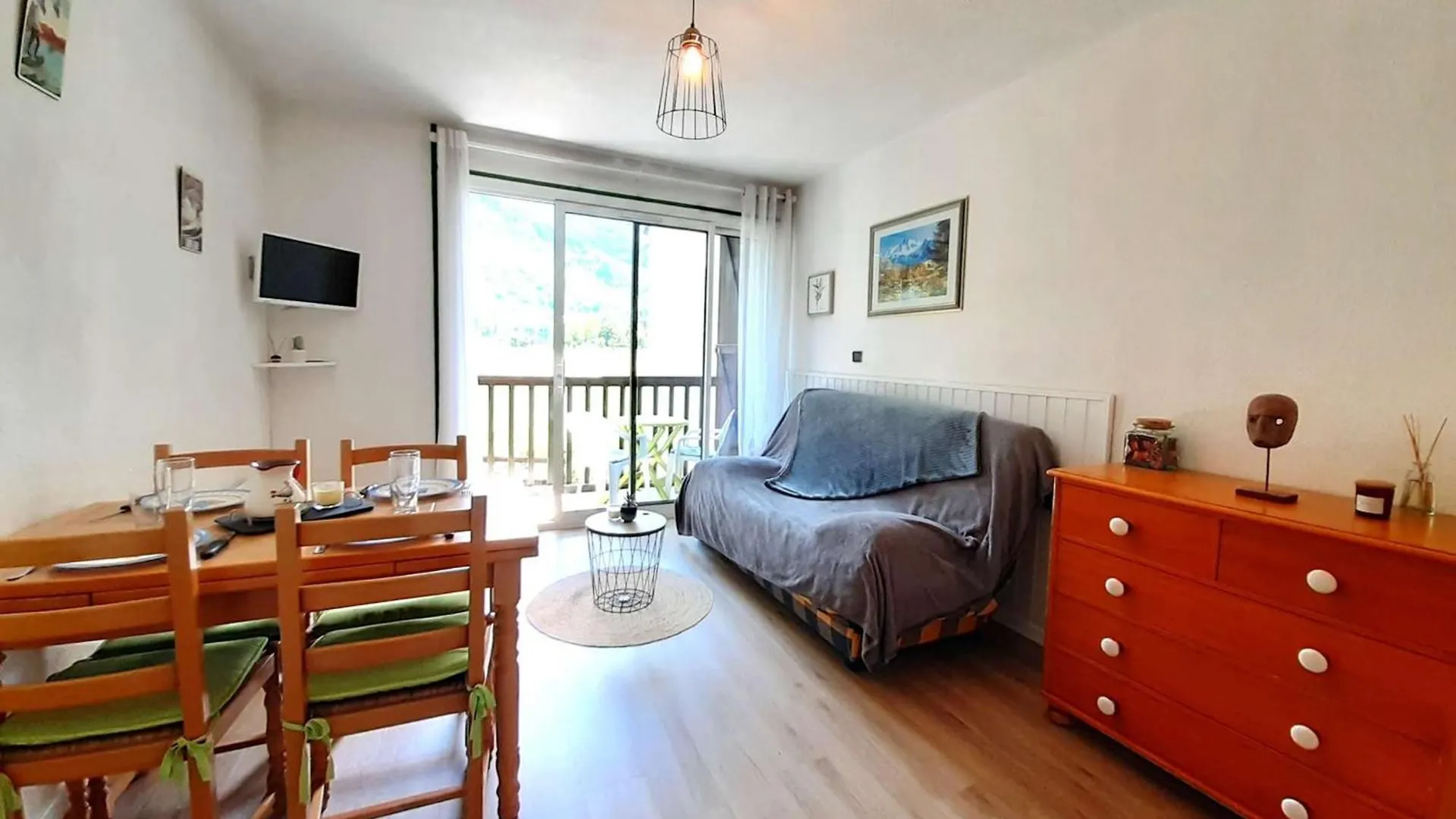 T2 A Vielle-Aure, 4 Pers, Balcon Sud, Parking, Kitchenette Equipee, Proche Commodites - Fr-1-457-325